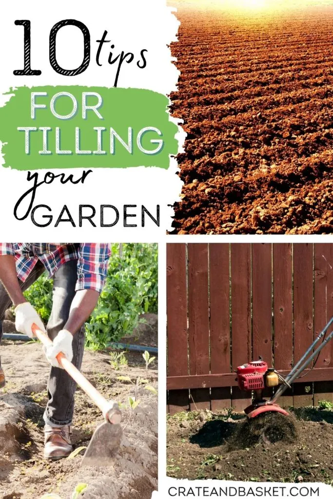 pinterest image - garden tilling
