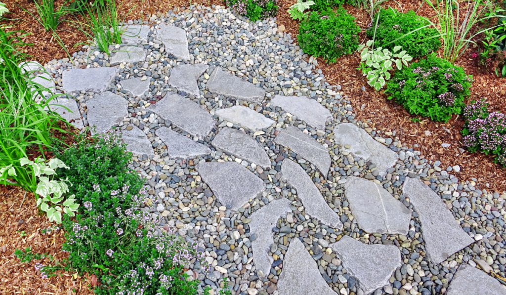25 Cool Pebble Design Ideas for Your Courtyard
