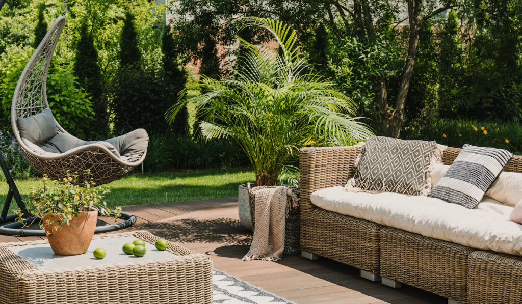 Elegant garden furniture 