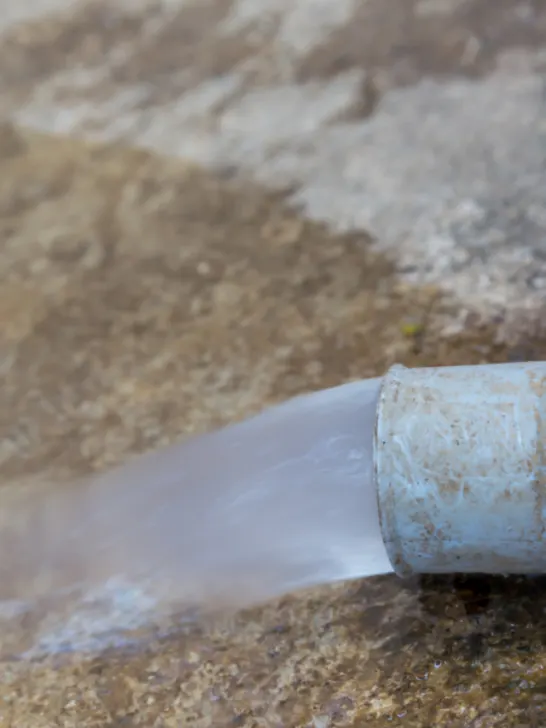 waste water drain from washing machine pipe - ss23903
